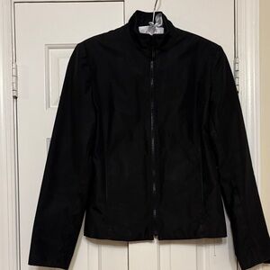 Ann Taylor Classic Black Bomber Jacket